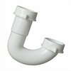 Thrifco Plumbing 1-1/2 Inch O.D Plastic Tubular Slip Joint J-Bend with Nuts & Wa 4401653